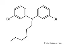 Manufacturer of 2,7-Dibromo-9-hexylcarbazole at Factory Price CAS NO.654676-12-7