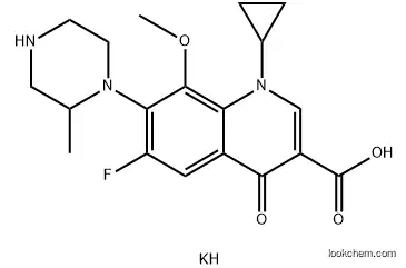 :3-Quinolinecarboxylic acid, 1-cyclopropyl-6-fluoro-1,4-dihydro-8-Methoxy-7-(2-Methyl-1-piperazinyl)-4-oxo-, potassiuM salt (1:1), 97%, 1219097-40-1