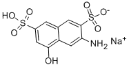 3-Amino-5-hydroxy-2,7-naphthalenedisulfonic acid monosodium salt