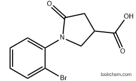 1-(2-Bromophenyl)-5-oxopyrrolidine-3-carboxylic acid, 98%, 923130-78-3