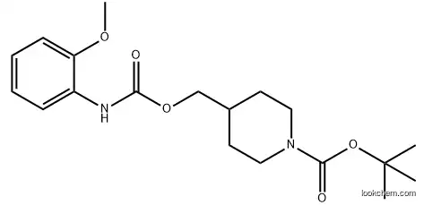 1-Piperidinecarboxylic acid, 4-[[[[(2-Methoxyphenyl)aMino]carbonyl]oxy]Methyl]-, 1,1-diMethylethyl ester, 98%, 660846-41-3