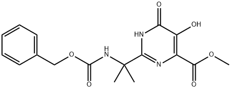 Methyl 2-(2-(benzyloxycarbonylamino)propan-2-yl)-5-hydroxy- 6-oxo-1,6-dihydropyrimidine-4-carboxylate Cas no.519032-08-7 98%