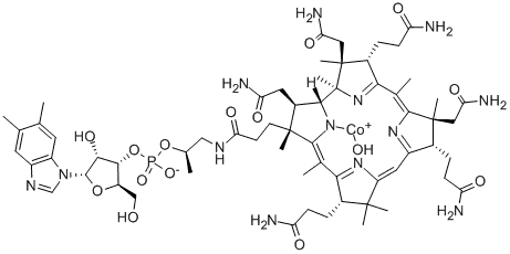 Hydroxocobalamin，VB12b(13422-51-0)