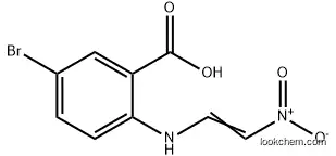 Benzoic acid, 5-broMo-2-[(2-nitroethenyl)aMino]-, 98%, 853908-49-3