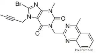 1-[(4-methylquinazolin-2-yl)methyl]-3-methyl-7-(2-butyn-1-yl)-8-bromoxanthine CAS 853029-57-9