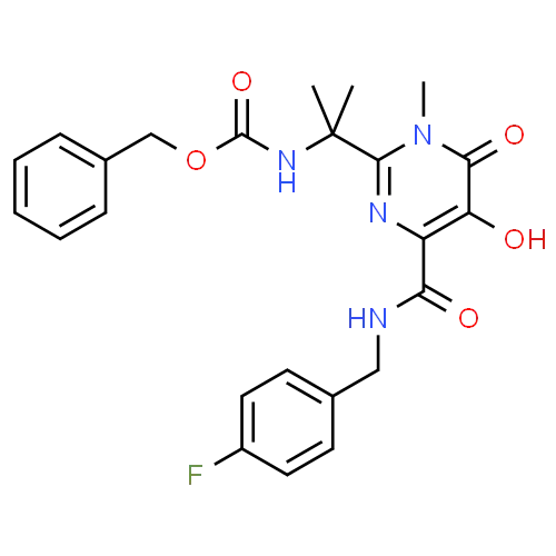 Hot Sell Factory Supply Raw powder Material CAS 518048-02-7 Benzyl[1-[4-[[(4-Fluorobenzyl)amino]carbonyl]-5-hydroxy-1-methyl-6-oxo-1,6-dihydropyrimidin-2-yl]-1-methylethyl]carbamate CAS 518048-02-7
