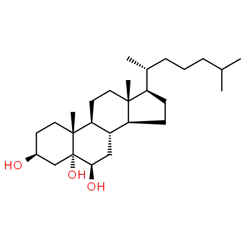 Hot Sell Factory Supply Raw Material CAS 1253-84-5  ,CHOLESTANE-3B,5A,6B-TRIOL