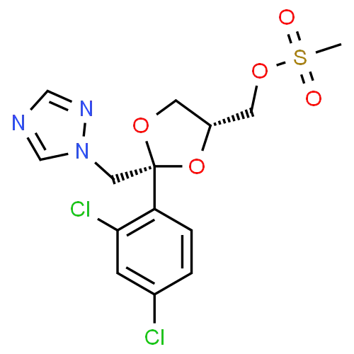 Hot Sell Factory Supply Raw Material CAS 67914-86-7  ,cis-2-(2,4-Dichlorophenyl)-2-(1H-1,2,4-triazol-1-ylmethyl)-1,3-dioxolan-4-ylmethyl methanesulphonate
