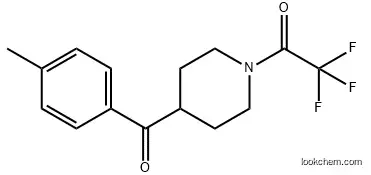 2,2,2-Trifluoro-1-(4-(4-Methylbenzoyl)piperidin-1-yl)ethanone, 97%, 1198285-26-5
