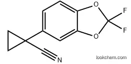 1-(2,2-difluoro-2H-1,3-benzodioxol-5-yl)cyclopropane-1-carbonitrile, 98%, 862574-87-6