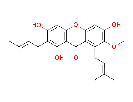 9H-Xanthen-9-one,1,3,6-trihydroxy-7-methoxy-2,8-bis(3-methyl-2-buten-1-yl)-