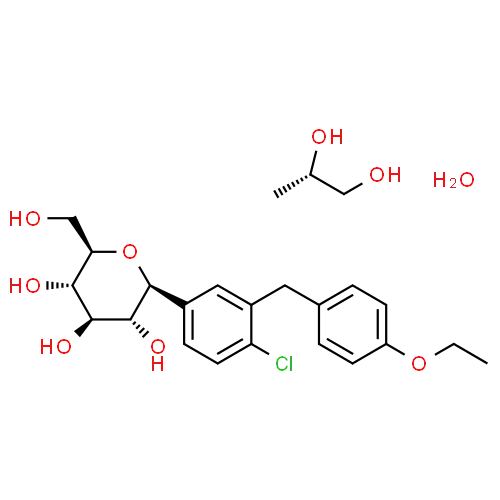 Hot Sell Factory Supply Raw Material CAS 960404-48-2  ,Dapagliflozin ((2S)-1,2-propanediol, hydrate)