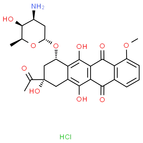 Hot Sell Factory Supply Raw Material Daunorubicin hydrochloride CAS NO.23541-50-6