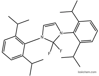 1,3-Bis(2,6-diisopropylphenyl)-2,2-difluoro-2,3-dihydro-1H-imidazole, 98%, 1314657-40-3