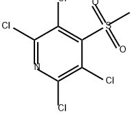 2,3,5,6-Tetrachloro-4-(methylsulfonyl)pyridine cas no. 13108-52-6 98%