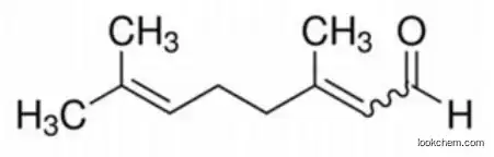 Citral, mixture of cis and trans CAS :5392-40-5