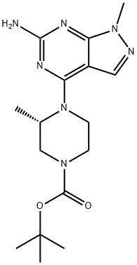 1-methyl-4-[(2R)-2-methylpiperazin-1-yl]pyrazolo[3,4-d]pyrimidin-6-amine