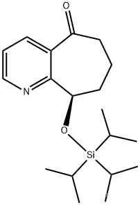 (R)-9-((triisopropylsilyl)oxy)-6,7,8,9-tetrahydro-5H-cyclohepta[b]pyridin-5-onehydrochloride