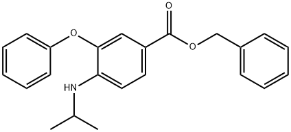 benzyl 3-phenoxy-4-[(propan-2-yl)amino]benzoate