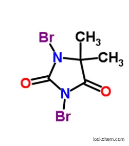 1, 3-Dibromo-5, 5-Dimethylhydantoin; Dibromantin; CAS No. 77-48-5