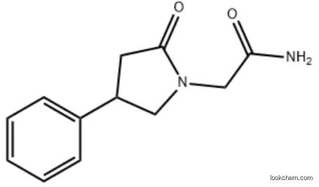 4-Phenyl-2-pyrrolidone-1-acetamide： 77472-70-9