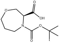 1,4-Oxazepine-3,4(5H)-dicarboxylic acid, tetrahydro-, 4-(1,1-dimethylethyl) ester, (3S)-(1932812-70-8)