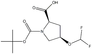 (2R,4R)-1-(TERT-BUTOXYCARBONYL)-4-(DIFLUOROMETHOXY)PYRROLIDINE-2-CARBOXYLIC ACID(2381192-81-8)