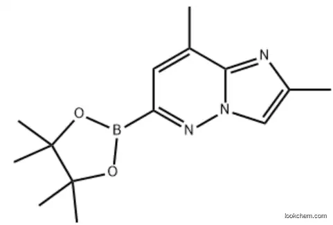 2,8-Dimethyl-6-(4,4,5,5-tetramethyl-1,3,2-dioxaborolan-2-yl)imidazo[1,2-b]pyridazine CAS 	1825352-86-0