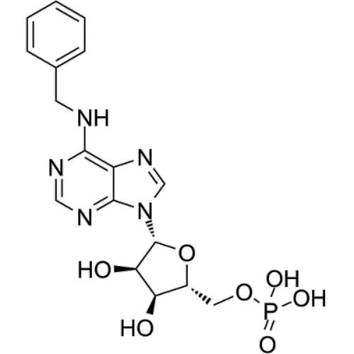 [(2R,3R,4R,5R)-5-[6-(benzylamino)purin-9-yl]-3,4-dihydroxy-oxolan-2-yl ]methoxyphosphonic acid CAS13484-66-7