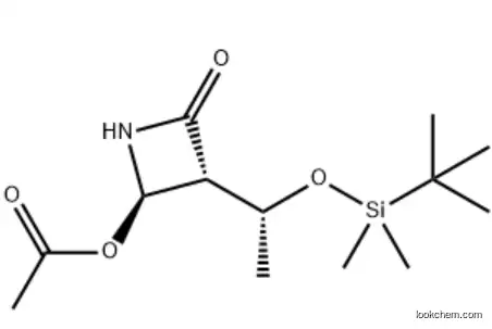 (3S,4R)-4-Acetoxy-3-[(R)-1-(tert-butyldimethylsilyloxy)ethyl]azetidin-2-one : 76855-69-1