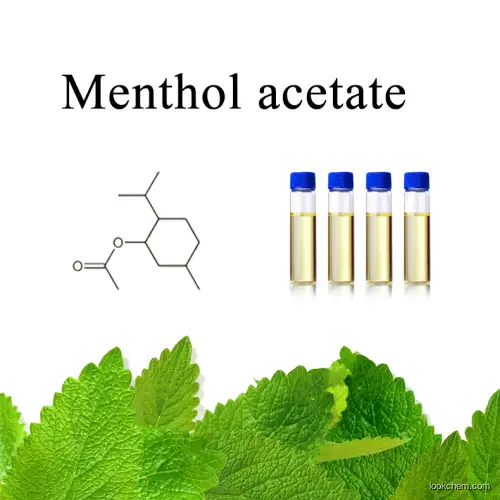 Menthol acetate CAS :89-48-5 Top cooing  agent  hot wholesale quality qurity