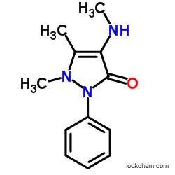 1,2-dihydro-1,5-dimethyl-4-(methylamino)-2-phenyl-3H-pyrazol-3-one;CAS;519-98-2