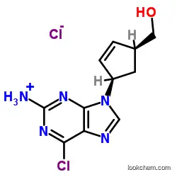 (1S–4R)-4-(2-amino-6-chloro-9H-purin-9-yl)-2-cyclopentene-1-methanol hydrochlorideCAS172015-79-1