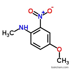 4-METHOXY-N-METHYL-2-NITROBENZENAMINE；cas;3360-79-0