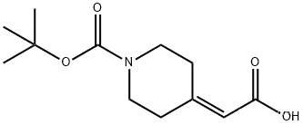 2-(1-(tert-butoxycarbonyl)piperidin-4-ylidene)acetic acid