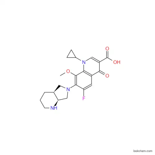 Moxifloxacin hydrochloride .