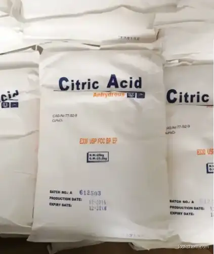 CAA CITRIC ACID ANHYDROUS CAS 77-92-9 for drinking making as food additives BP USP