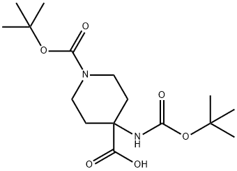 4-TERT-BUTOXYCARBONYLAMINO-PIPERIDINE-1,4-DICARBOXYLIC ACID MO  CAS:189NO-TERT-BUTYL ESTER CAS:189321-65-1
