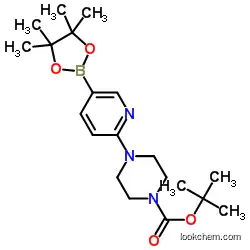4-[5-(4,4,5,5-TETRAMETHYL-[1,3,2]DIOXABOROLAN-2-YL)-PYRIDIN-2-YL]-PIPERAZINE-1-CARBOXYLIC ACID TERT-BUTYL ESTER CAS496786-98-2