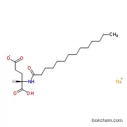sodium hydrogen N-(1-oxotetradecyl)-L-glutamate CAS38517-37-2