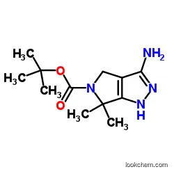 TERT-BUTYL 3-AMINO-6,6-DIMETHYL-4,6-DIHYDROPYRROLO[3,4-C]PYRAZOLE-5(1H)-CARBOXYLATE