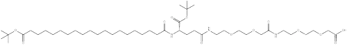 Cas no.1188328-37-1 98% (S)-22-(tert-butoxycarbonyl)-45,45-dimethyl-10,19,24,43-tetraoxo-3,6,12,15,44-pentaoxa-9,18,23-triazahexatetracontanoic acid