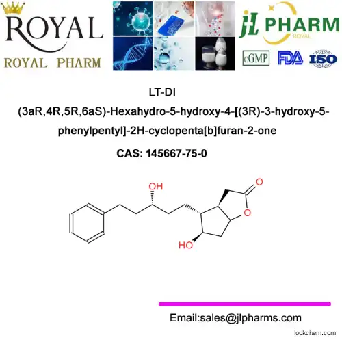 LT-DI;(3aR,4R,5R,6aS)-Hexahydro-5-hydroxy-4-[(3R)-3-hydroxy-5-phenylpentyl]-2H-cyclopenta[b]furan-2-one