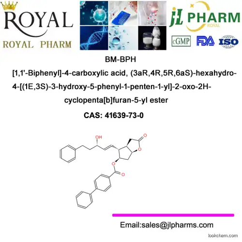 BM-BPH; [1,1'-Biphenyl]-4-carboxylic acid, (3aR,4R,5R,6aS)-hexahydro-4-[(1E,3S)-3-hydroxy-5-phenyl-1-penten-1-yl]-2-oxo-2H-cyclopenta[b]furan-5-yl ester