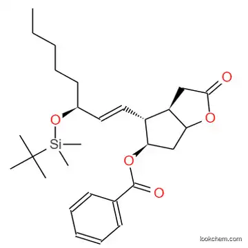 DN-BT (3aR,4R,5R,6aS)-5-(benzoyloxy)-4-[(1E, 3S)-3-[[(1,1-dimethylethyl) dimethylsilyl]oxy]-1-octen-1-yl]hexahydro-2H-cyclopenta[b]furan-2-one