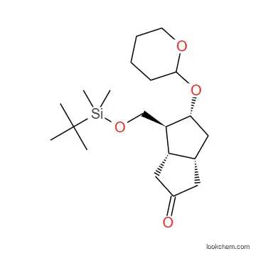 [3aS-(3aa,4a,5b,6aa)]-4-[[[(tert-Butyl)dimethylsilyl]oxy]methyl]-5-[(tetrahydro-2H-pyran-2-yl)oxy] hexahydro-2(1H)-pentalenone