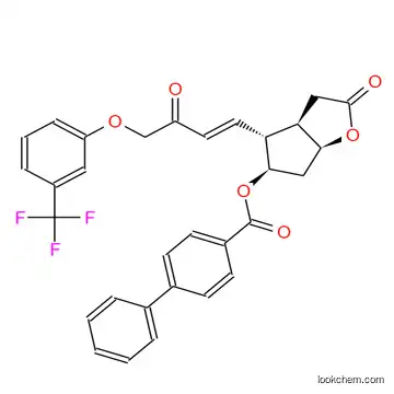 TV-BPK [1,1'-Biphenyl]-4-carboxylicacid (3aR,4R, 5R,6aS)-hexahydro-2-oxo-4- [(1E)-3-oxo -4-[3-(trifluoromethyl) phenoxy]-1-buten-1-yl]-2H-cyclopenta[b]furan-5-yl ester