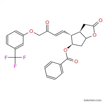(3aR,4R,5R,6aS)-5-(Benzoyloxy) hexahydro-4-[(1E)-3-oxo-4-[3-(trifluoromethyl)phenoxy]-1-buten-1-yl]-2H-cyclopenta[b]furan-2-one