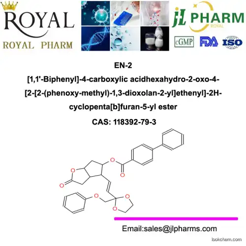 EN-2 [1,1'-Biphenyl]-4-carboxylic acidhexahydro-2-oxo-4-[2-[2-(phenoxy-methyl)-1,3-dioxolan-2-yl]ethenyl]-2H-cyclopenta[b]furan-5-yl ester