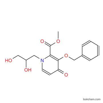 1-(2,3-dihydroxypropyl)-1,4-dihydro-4-oxo-3-(phenylmethoxy)-2-Pyridinecarboxylic acid methyl ester
